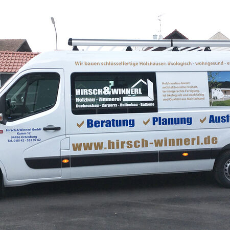 Fahrzeugbeschriftung: Transporter – Beschriftung. Produziert von Kieweg Druck & Werbetechnik in Passau
